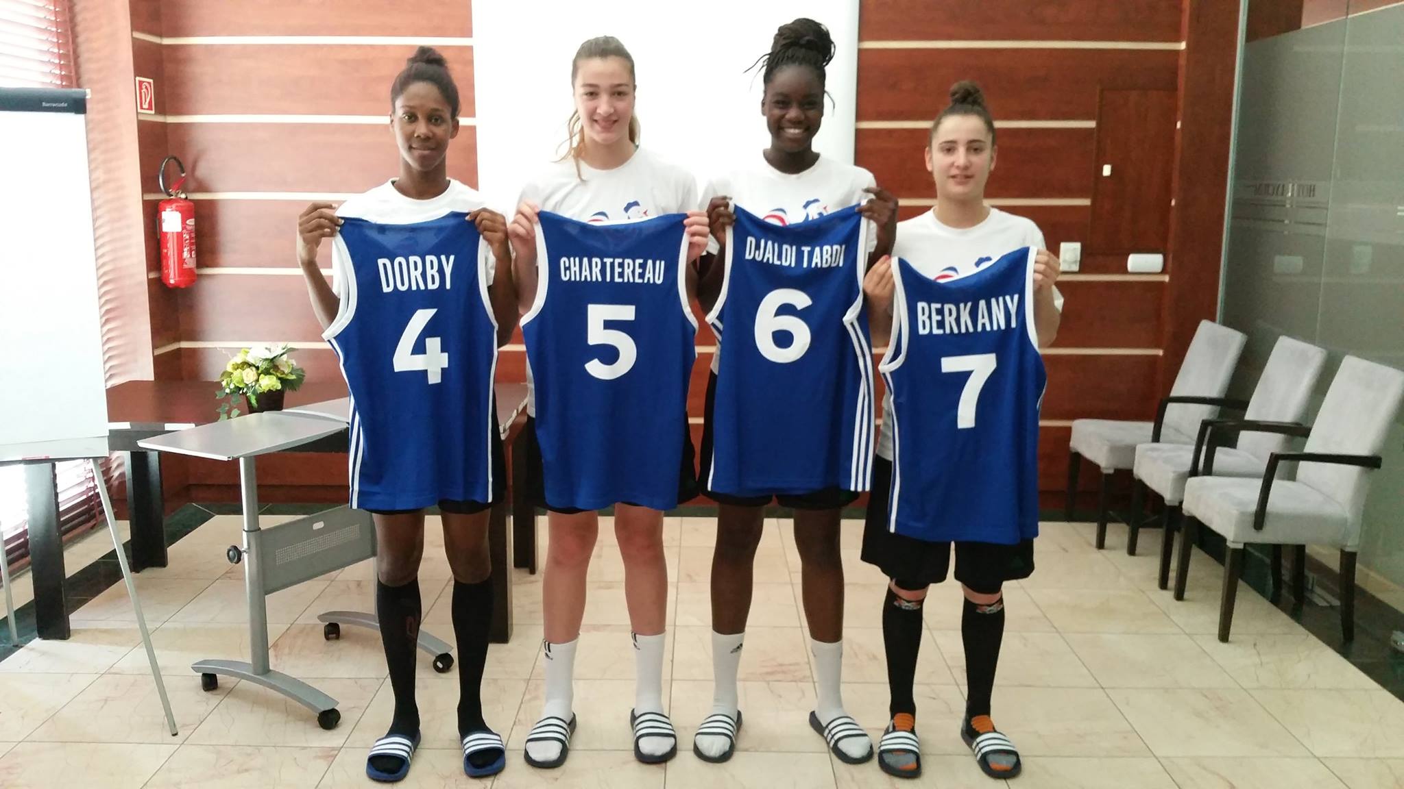 Equipe de France 3X3 féminine U18 Programme campagne 2015 FFBB