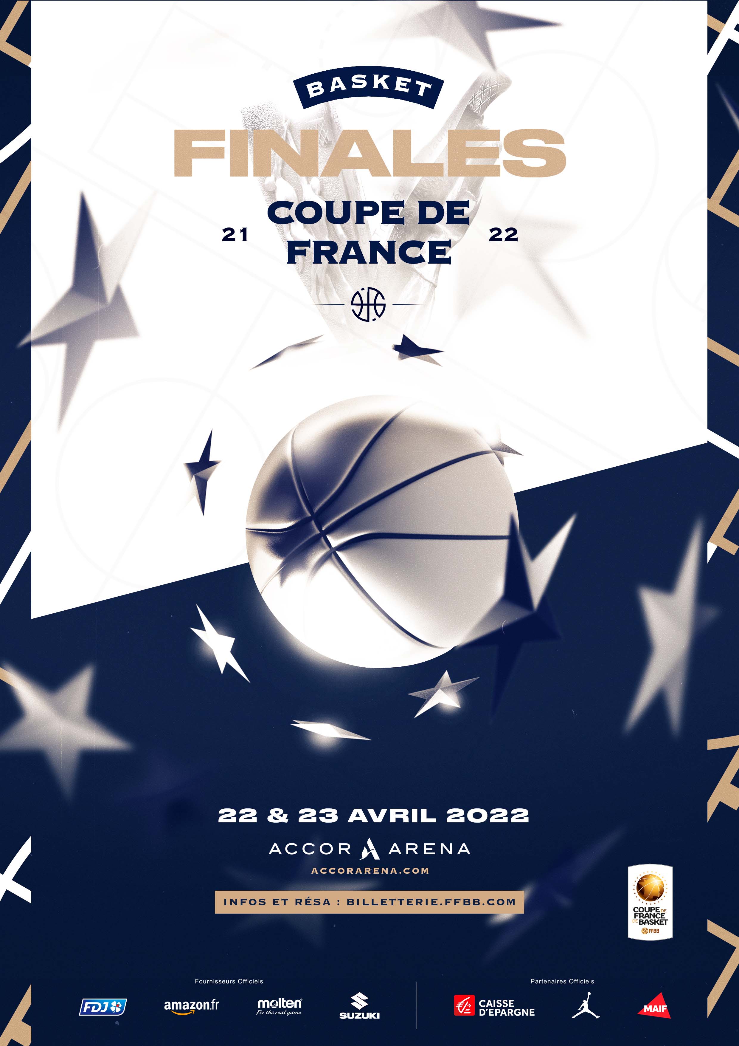 Affiche finales Coupe de France 2022