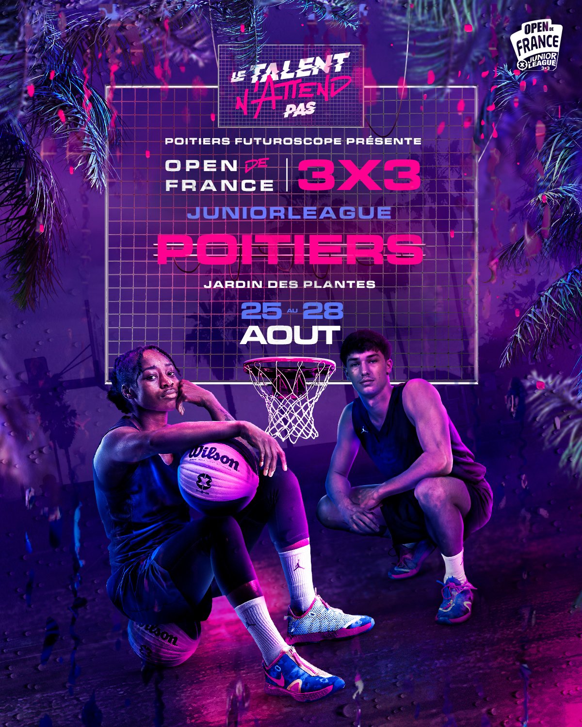 L'Open de France 3x3 Juniorleague s'installe à Poitiers FFBB