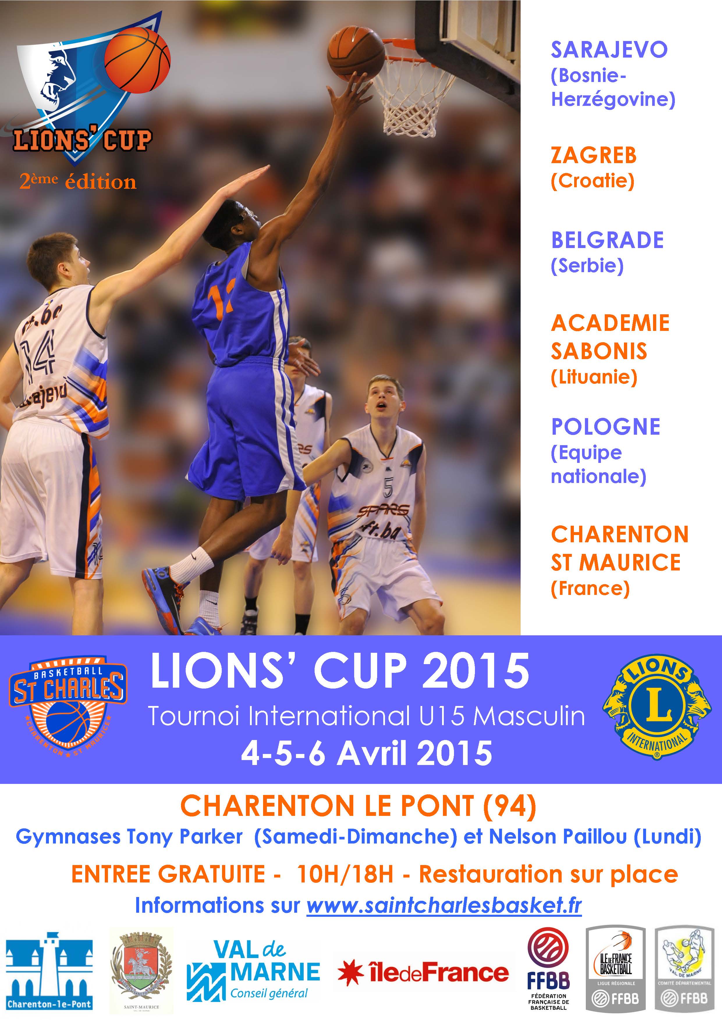 Le top niveau européen à Charenton FFBB