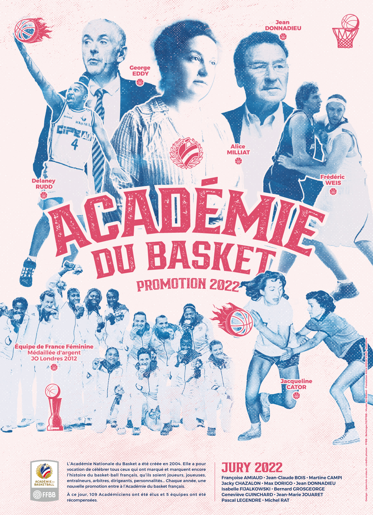 Affiche académie du basket 2022 