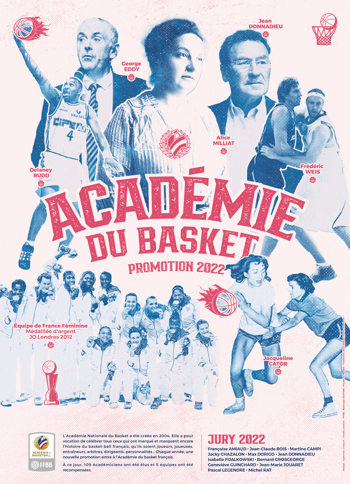 Affiche académie du basket 2022