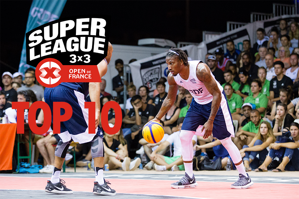 Top 10 de l'Open de France 3X3 FFBB