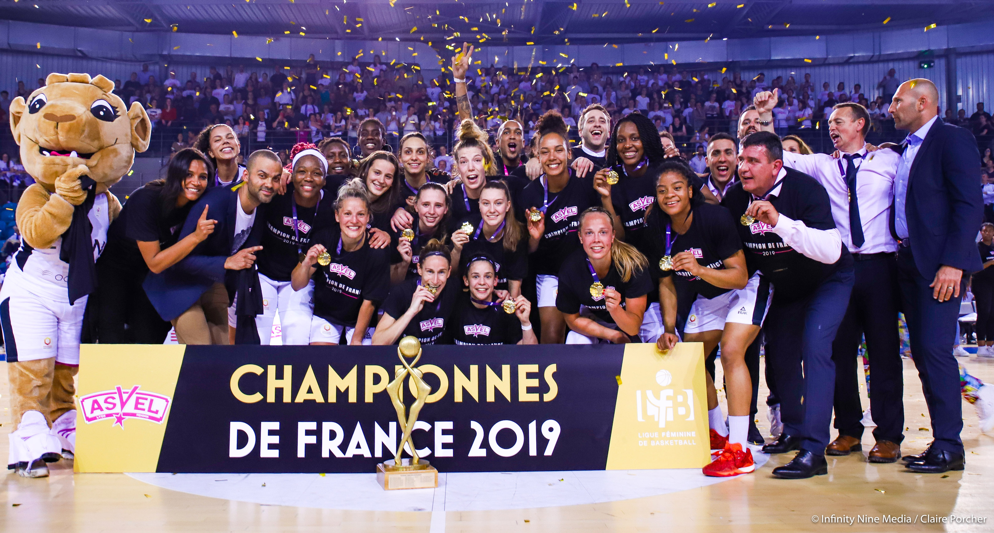 Lyon ouvre son palmarès en LFB FFBB