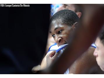 Alpha Kaba et les Bleus n'iront probablement pas en quarts - Photo FIBA Europe
