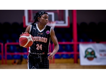 Keisha Hampton et les Berruyères jouent mercredi contre Olympiacos - Photo FIBA