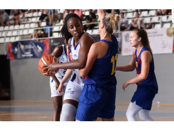 Marie-Michelle Milapie, recrue de Lattes Montpellier, face au Barça - Chloé Berard/BLMA