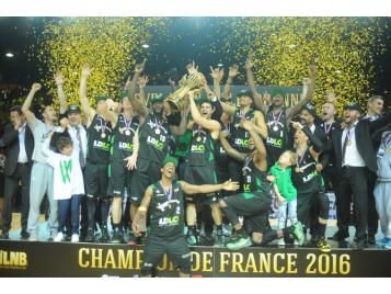 L'ASVEL champion de France 2016 - Photo : LNB L'ASVEL champion de France 2016