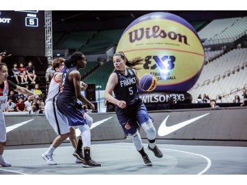 Après un mondial réussi, Marie-Eve Paget va tenter de qualifier la France à l'Euro 3x3 - Photo FIBA