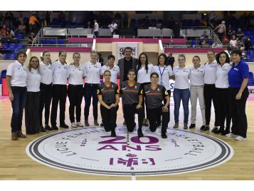 Arbitres féminins à l'Open LFB - Photo : Bellenger/IS/FFBB Arbitres féminins à l'Open LFB