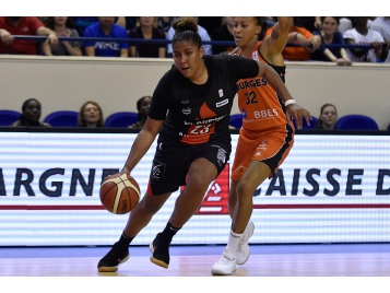 Kaleena Mosqueda-Lewis a brillé contre Lattes Montpellier - Bellenger-Lecocq/IS/FFBB