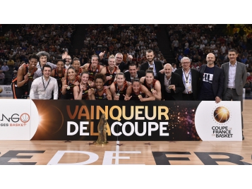 Bourges, vainqueur de la Coupe de France 2018 - Bellenger/IS/FFBB