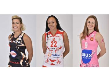 Amel Bouderra, Latoya Williams et Alix Duchet sont les MVP de la saison - Bellenger/IS/FFBB
