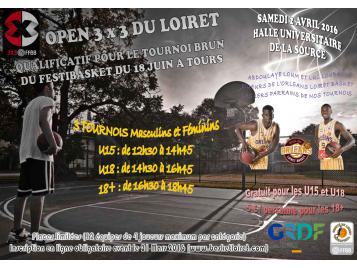 Tournoi 3X3 du Loiret Tournoi 3X3 du Loiret