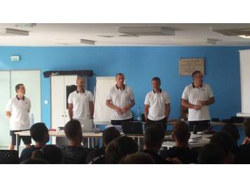 Les intervenants du stage arbitres de la zone Sud-Est - photo FFBB