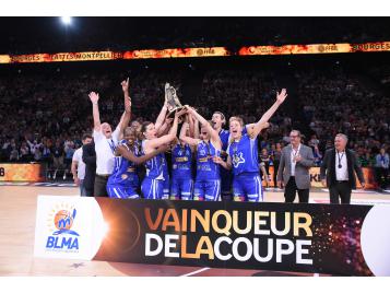 Lattes Montpellier vainqueur de la Coupe de France 2016 - Bellenger/IS/FFBB
