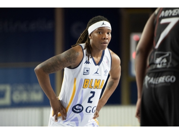 Myisha Hines-Allen continue d'affoler les compteurs avec Lattes Montpellier - Photo : Matthieu Metivet - The Agency