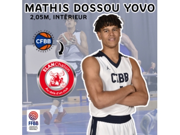 Mathis Dossou Yovo jouera à Chalon la saison prochaine