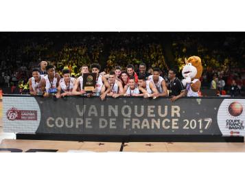 La joie du Cholet Basket - Bellenger/IS/FFBB