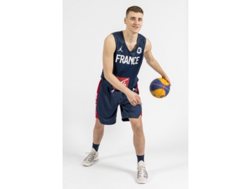 Timothé Vergiat sur le pont avec les U23 masculins - Photo : Cédrine Tresca/FFBB Timothé Vergiat