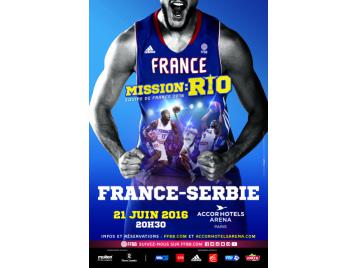 Affiche France - Serbie à Paris