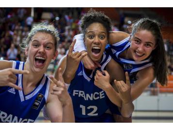 Iliana Rupert, Zoé Wadooux et Marine Fauthoux - Photos : FIBA