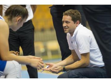 Jérôme Fournier, le coach de l'Equipe de France U20 - Photo : FIBA