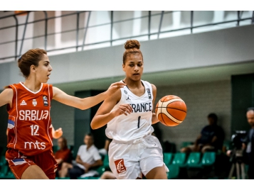 India Farcy et les U16 faciles face à la Serbie - Photo FIBA