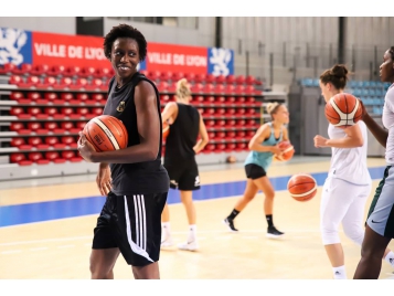 Fatimatou Sacko et l'ASVEL ont repris les entraînements - Photo : Claire Porcher/ASVEL
