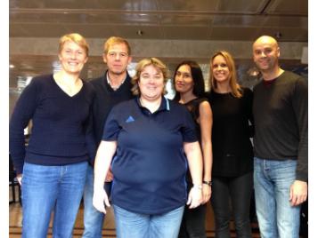 Une parte du groupe de travail sur la féminisation de l'arbitrage - Photo : FFBB