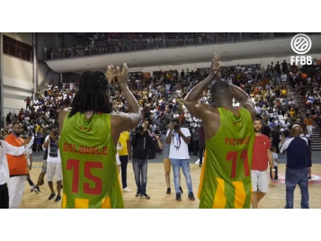 Mickaël Gélabale et Florent Pietrus lors de leur jubilé en Guadeloupe
