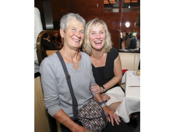 Cathy Malfois avec Yannick Souvré au gala du Club des Internationaux