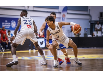 Matthieu Gauzin, auteur d'une belle partie face à la Croatie - FIBA Matthieu Gauzin