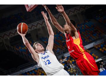 Bastien Vautier et les Bleus ont buté sur l'Allemagne - Photo : FIBA Bastien Vautier