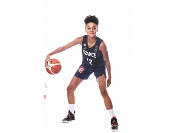 Leila Lacan a grandement participé au succès des Bleuettes - Photo : FIBA