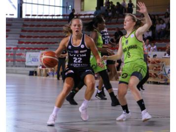 Julie Allemand et l'ASVEL ont dompté Hainaut Basket