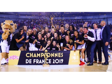 Lyon, Champion de France LFB 2019 - Photo : Claire Porcher/Infinity Nine Media
