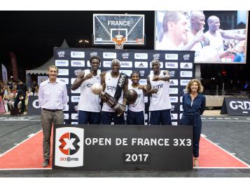 L'Amiral Camp vainqueur de l'Open de France 2017 - Photo Julien Bacot/FFBB L'Amiral Camp vainqueur de l'Open de France 2017