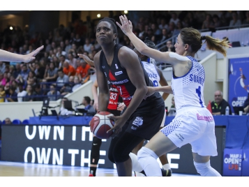 Endy Miyem et les Flammes Carolo sont invaincues en Eurocoupe - Bellenger-Lecocq/IS/FFBB