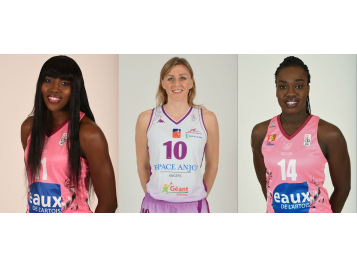 Les trois lauréates 2015 du référendum LFB/Basket Hebdo