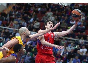 Nando de Colo et le CSKA en tête du groupe F - Photo : Euroleague Nando De Colo