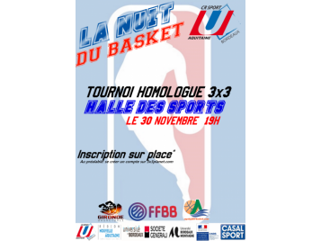 La nuit du Basket Universitaire à Talence La nuit du Basket Universitaire à Talence