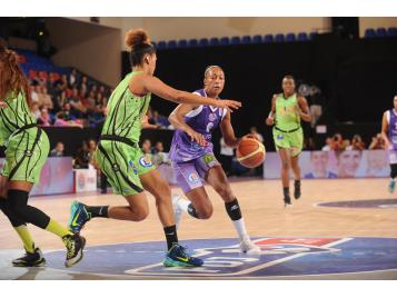 Kalis Loyd auteure de 26 points est la MVP de la rencontre - Photo Bellenger-Allée/IS/LFBB