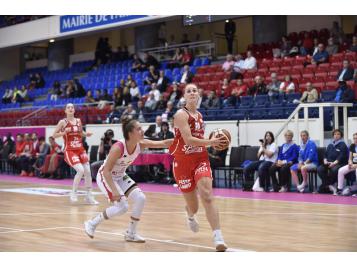 Stéphanie Talbot, MVP de la rencontre - Photo : Bellenger/IS/FFBB