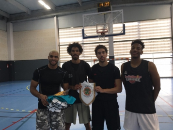 Les vainqueurs du Tournoi Nîmes Basket 3x3