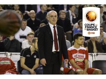 Laurent Buffard et Cholet Basket battus en Coupe de France - Photo : PresseSports Laurent Buffard