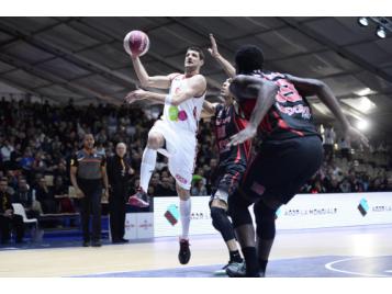 Antoine Diot face à Nancy lors de la Leaders Cup