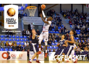 Fabien Bondron et Lorient (NM1) ont surpris Rouen (Pro B) - Facebook CEP Lorient
