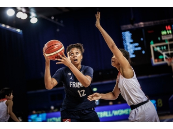 Iliana Rupert leader des U17 lors de la victoire face au Japon - Photo FIBA