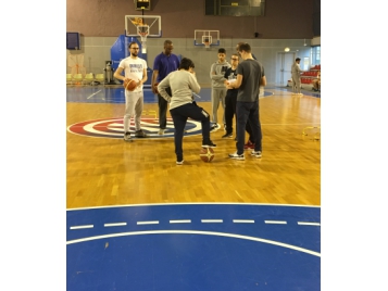 Sabine Juras avec les stagiaires DPPBB